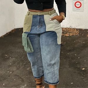 Cargo Cropped Jeans